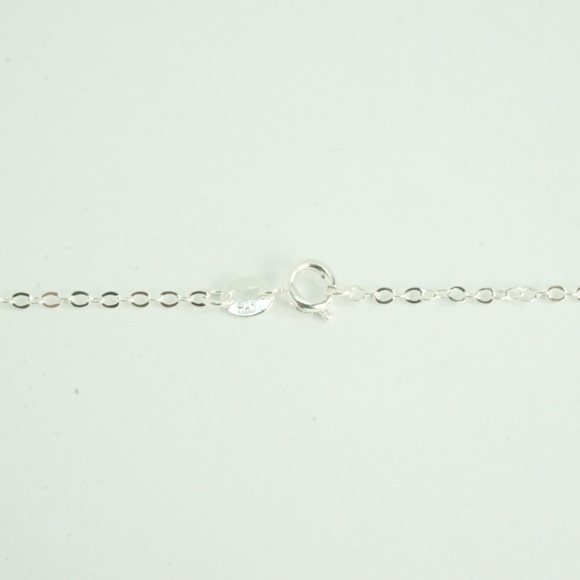 Sterling Silver Plated Lotus Necklace - Picture 3 of 4